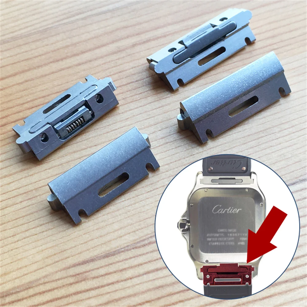 Cartier Watch Santos - Perfect fit adapter connrctor for Cartier