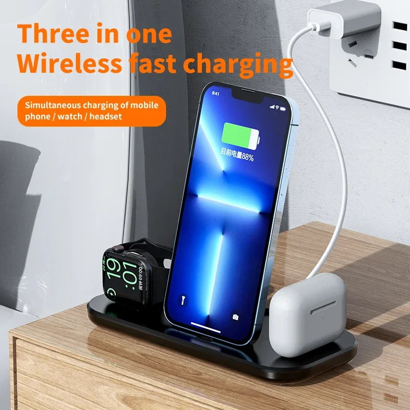 Watch Xs8 - 3 in 1 Wireless Charger Stand