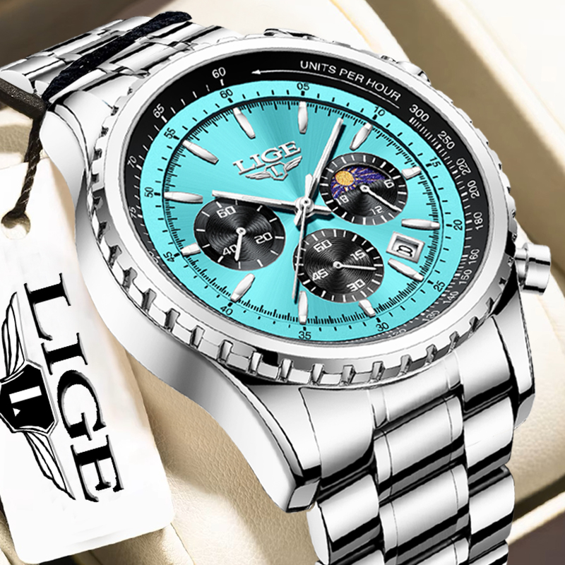 Smartwatch Branded Watches For Men - LIGE Fashion Top Brand Luxury Men