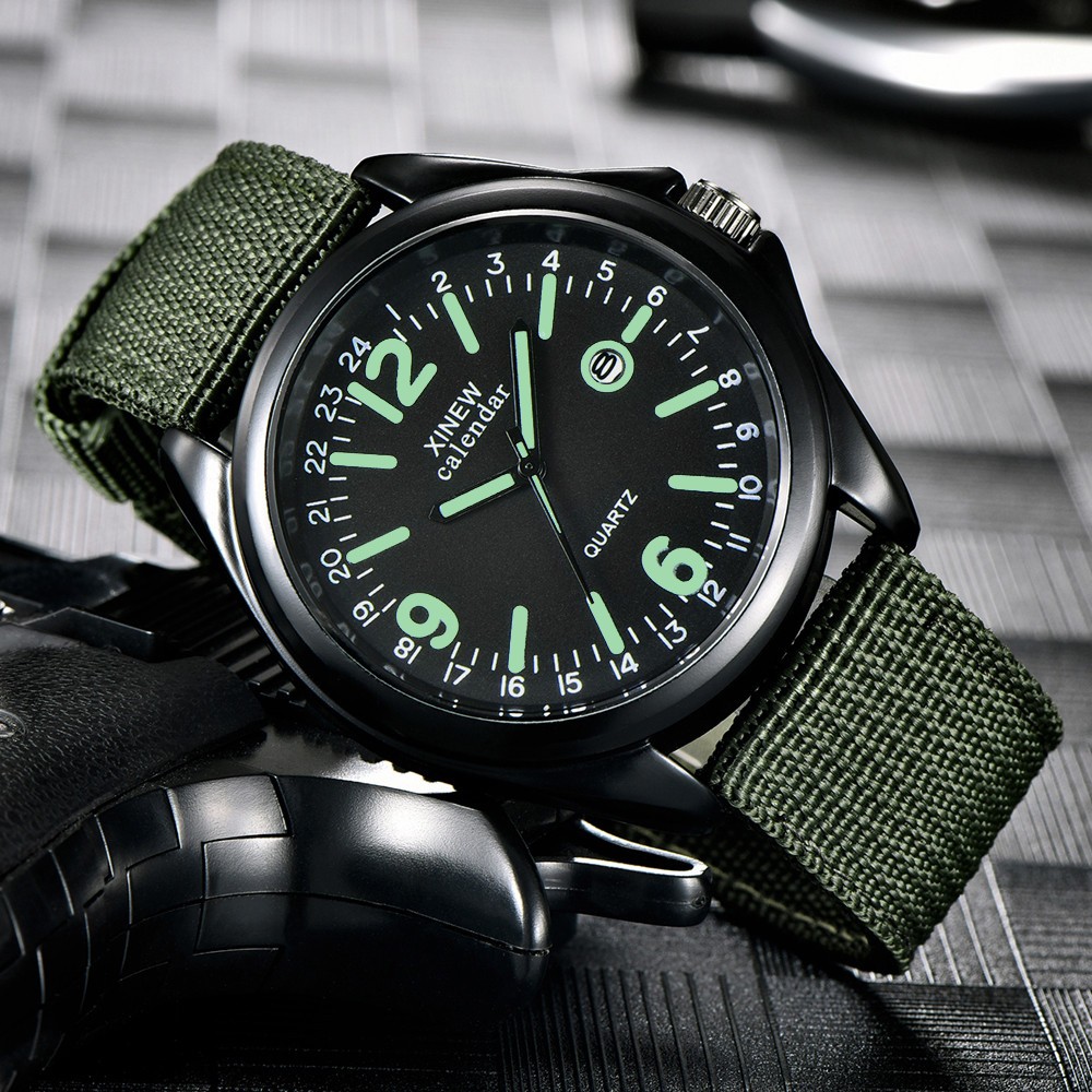 Military Mens Quartz Watch Bla - Smartwatch Military Watches For Men recension och pris