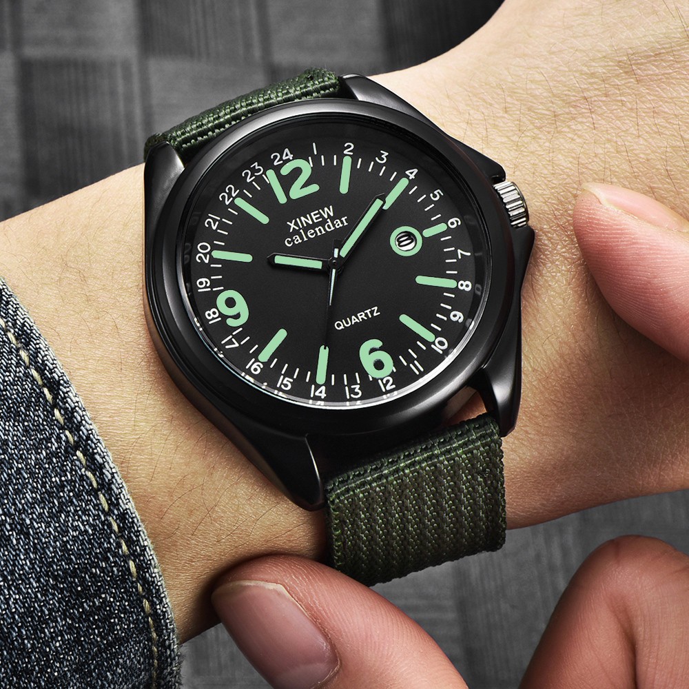 Military Mens Quartz Watch Bla - Smartwatch Military Watches For Men recension och pris