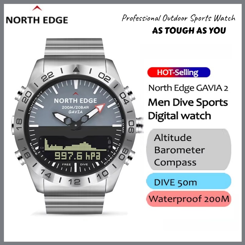 NORTH EDGE Luxury Men Smart Wa - Smartwatch Army Watches For Men recension och pris