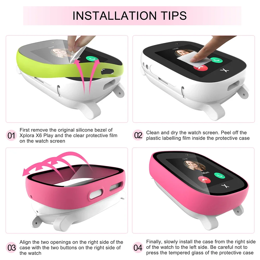 Case for Xploar X6 Play Kids S - Smartwatch Watches For Children recension och pris