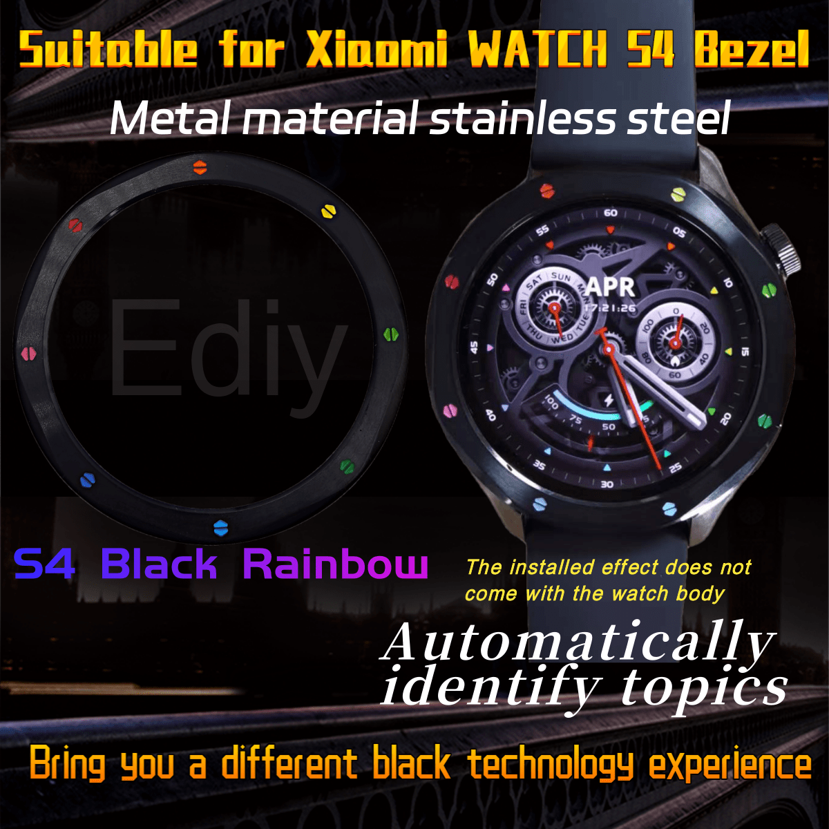 Metal Bezel Ring Watch Bezel S - Watch Esim recension och pris