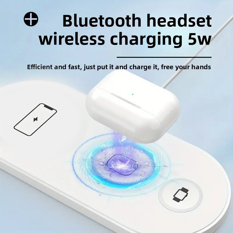 3 In 1 Dual Wireless Charger 4 - Watch Xs8 recension och pris