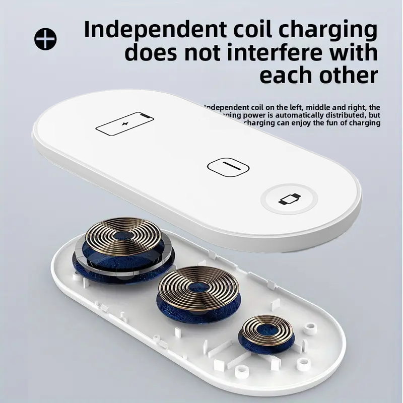 3 In 1 Dual Wireless Charger 4 - Watch Xs8 recension och pris
