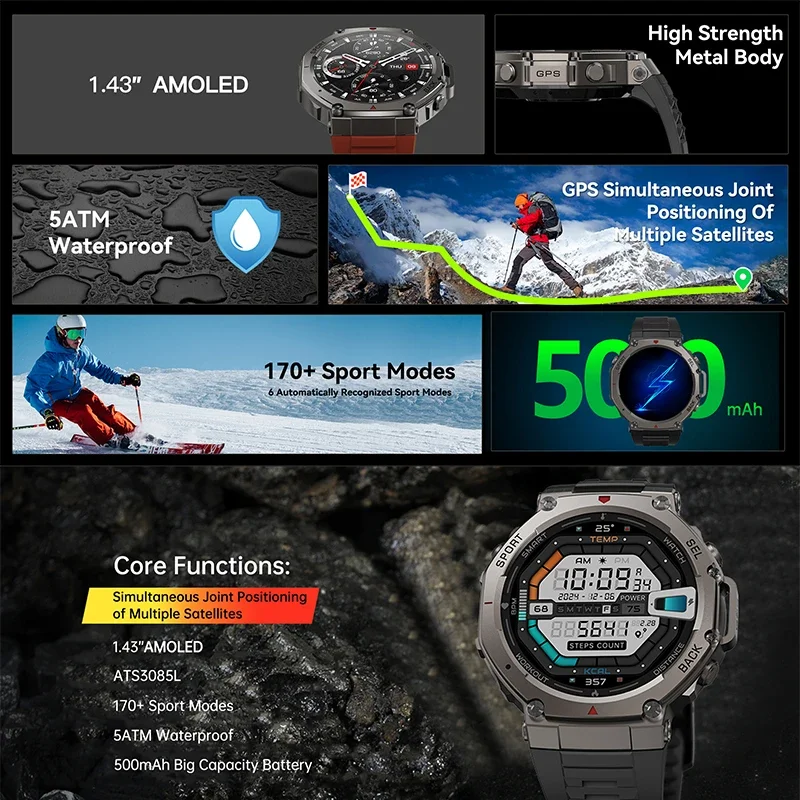 2026 New Military DM58 GPS Sma - Smartwatch Military Watches For Men recension och pris