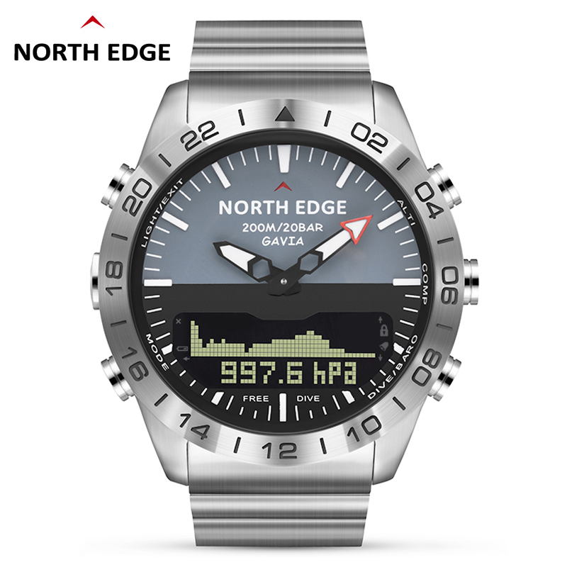 NORTH EDGE Mens Dive Watch Mil - Smartwatch Army Watches For Men recension och pris