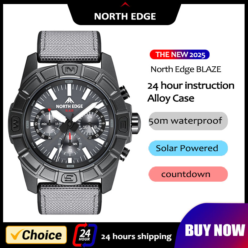NORTH EDGE 2025 BLAZE Men Quar - Smartwatch Army Watches For Men recension och pris