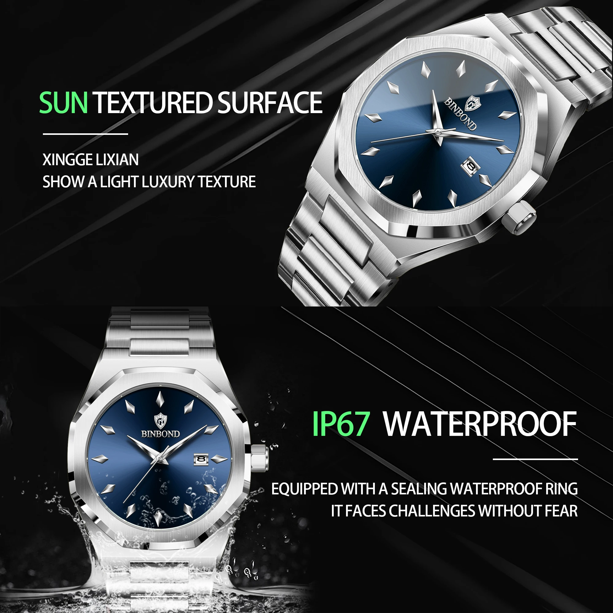 BINBOND Top Brand Man Quartz W - Smartwatch Branded Watches For Men recension och pris