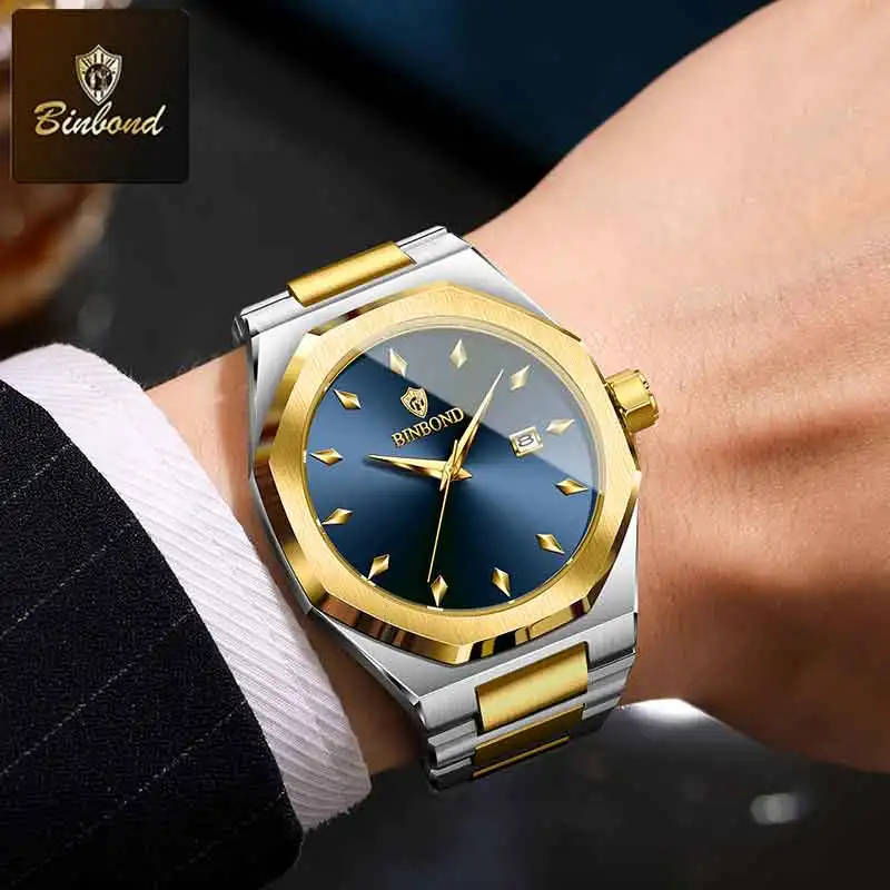 BINBOND Top Brand Man Quartz W - Smartwatch Branded Watches For Men recension och pris
