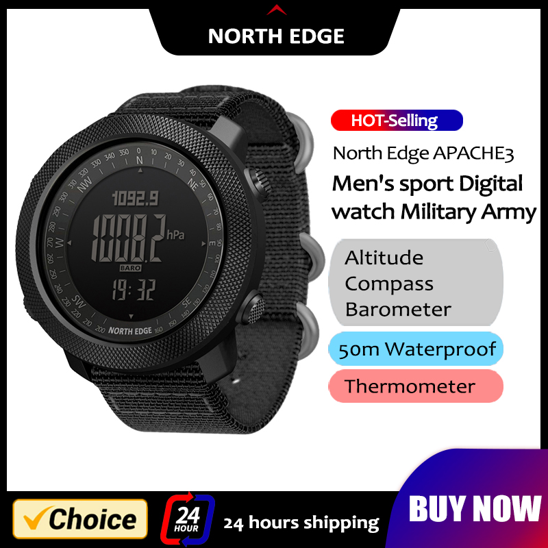 NORTH EDGE Mens Smart Watch Mi - Smartwatch Army Watches For Men recension och pris