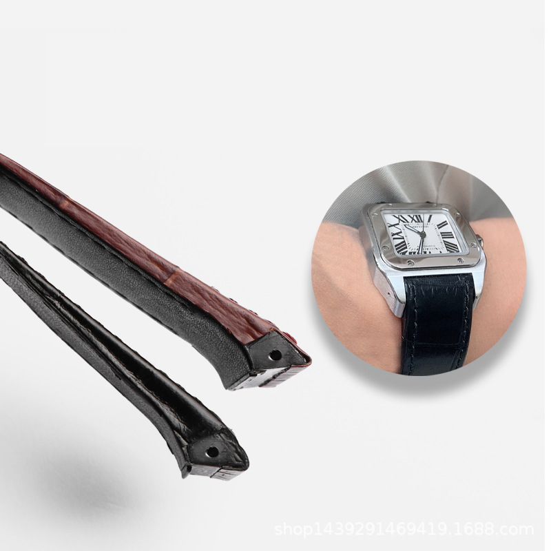 Genuine Leather High Quality W - Cartier Watch Santos recension och pris