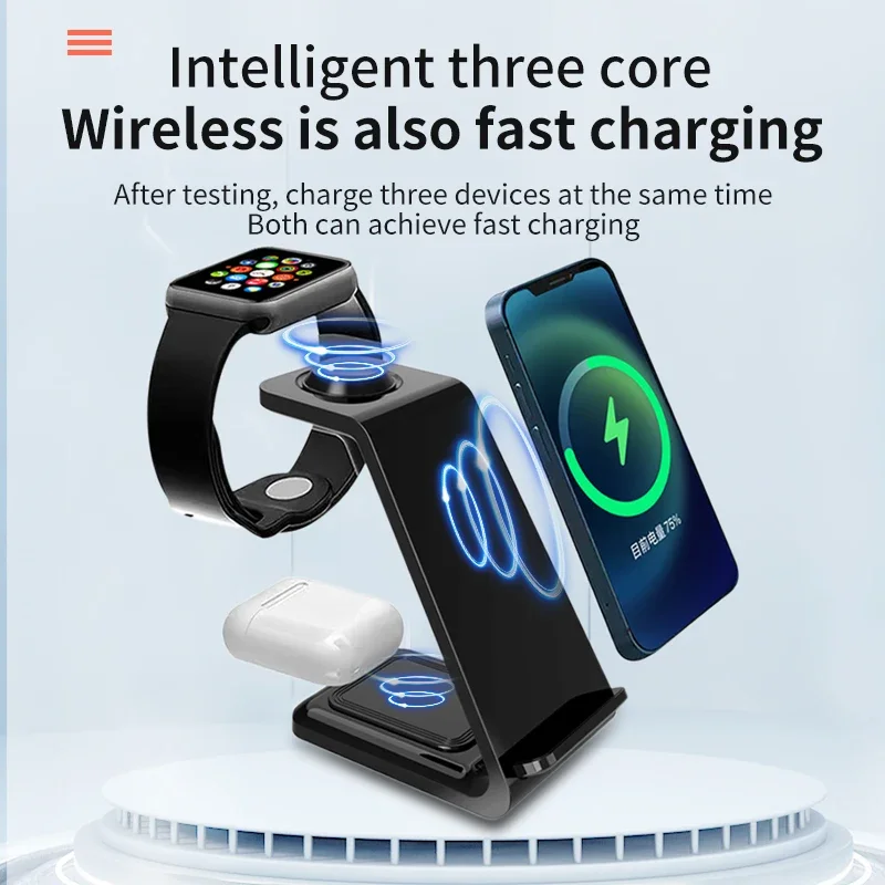 30W 3 In 1 Wireless Charger  S - Watch Xs8 recension och pris