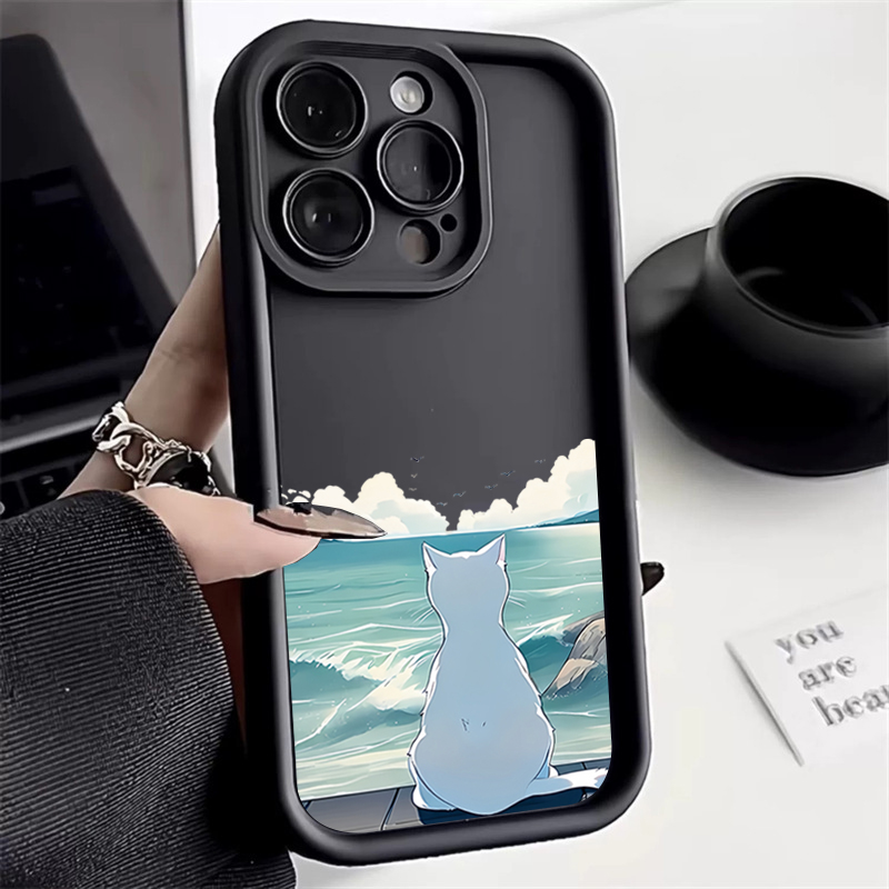 Cute Cat Watching the Sea Phon - Watch Xs8 recension och pris