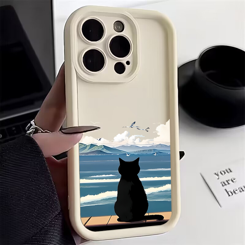 Cute Cat Watching the Sea Phon - Watch Xs8 recension och pris
