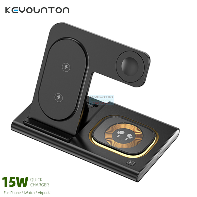 3 In 1 Wireless Charger For iP - Watch Xs8 recension och pris