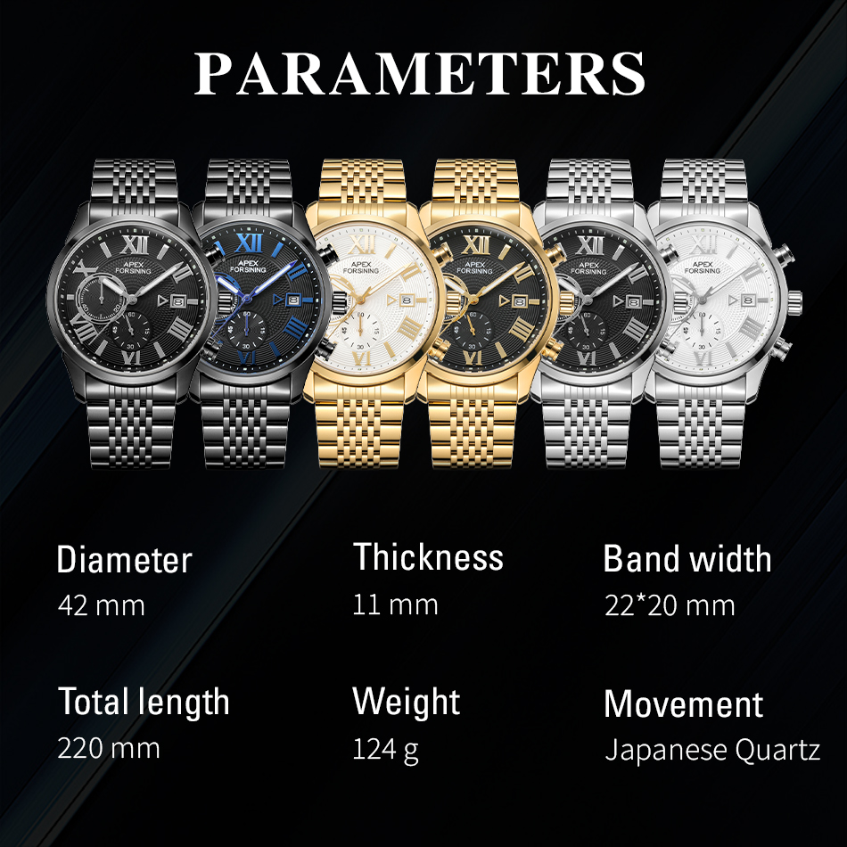 Forsining AF2502S Luxury Brand - Smartwatch Branded Watches For Men recension och pris