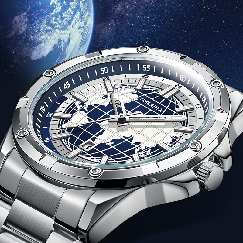 TIMEARTX Brand Man Watch Earth - Smartwatch Branded Watches For Men recension och pris