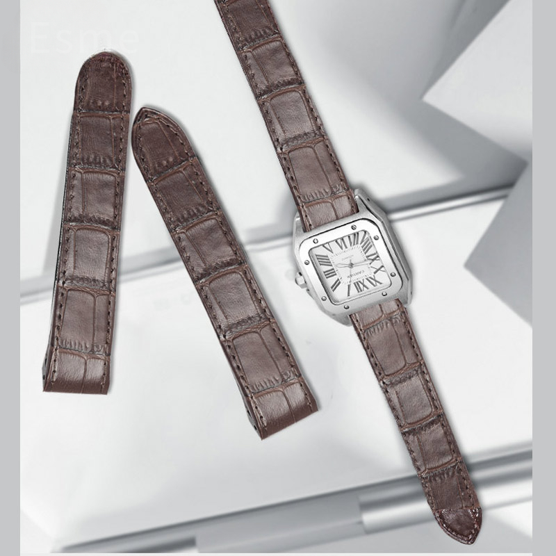 Cowhide Watch Strap for Cartie - Cartier Watch Santos recension och pris