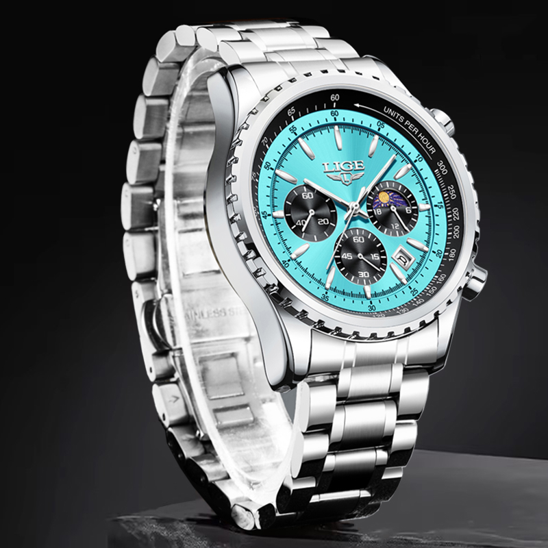 LIGE Fashion Top Brand Luxury  - Smartwatch Branded Watches For Men recension och pris
