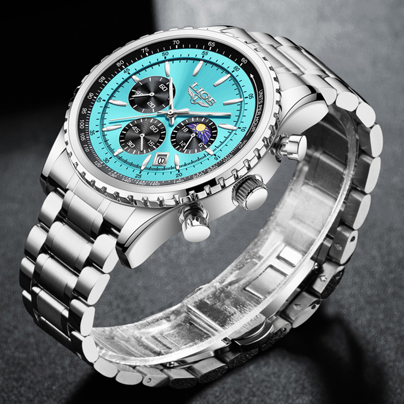 LIGE Fashion Top Brand Luxury  - Smartwatch Branded Watches For Men recension och pris