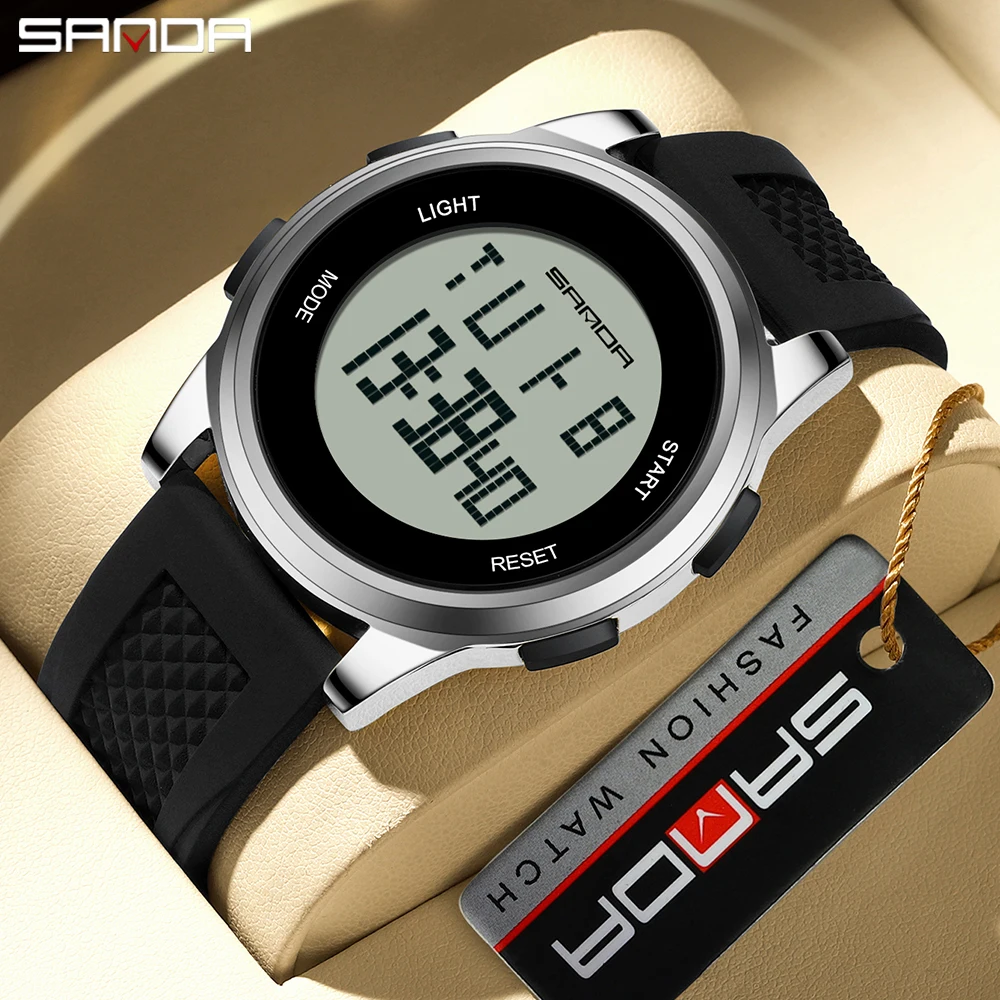 SANDA 9067 Digital Watch Men M - Smartwatch Army Watches For Men recension och pris
