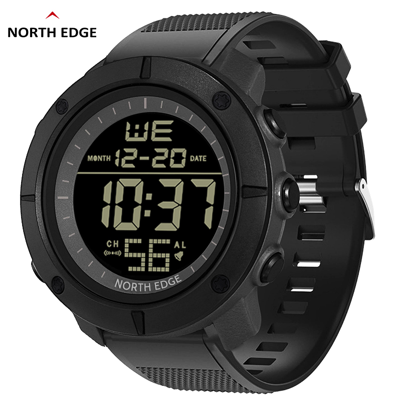 NORTH EDGE Mens Digital Watche - Smartwatch Army Watches For Men recension och pris