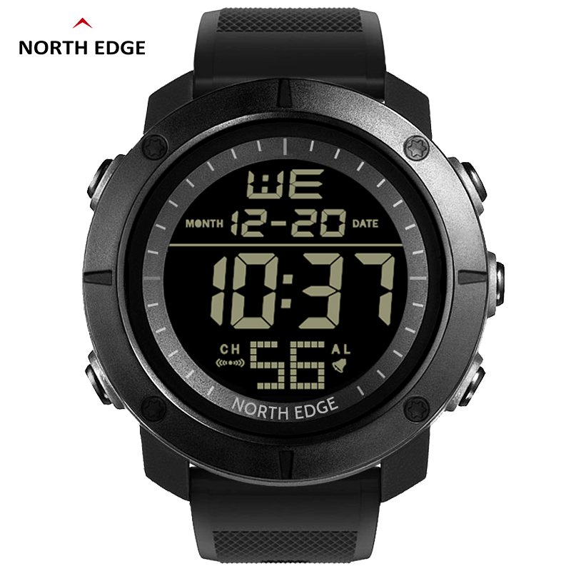 NORTH EDGE Mens Digital Watche - Smartwatch Army Watches For Men recension och pris