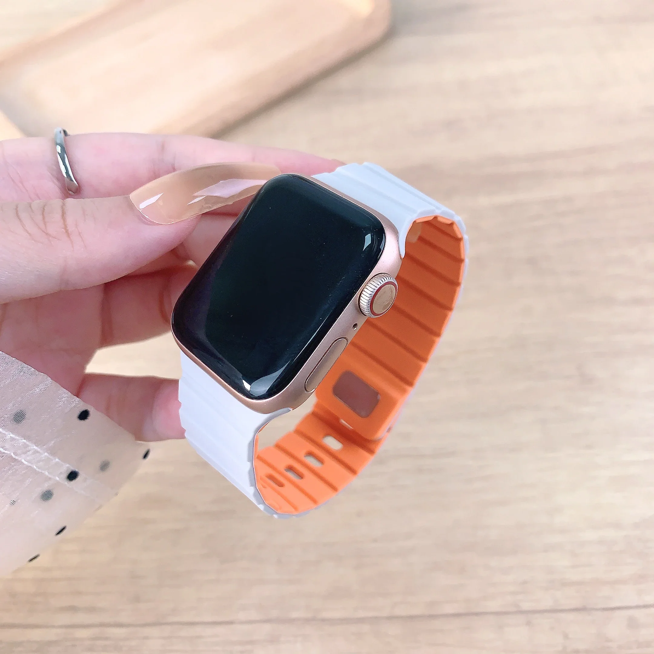 Magnetic Silicone Strap for Ap - Smartwatch Apple Watches For Women recension och pris