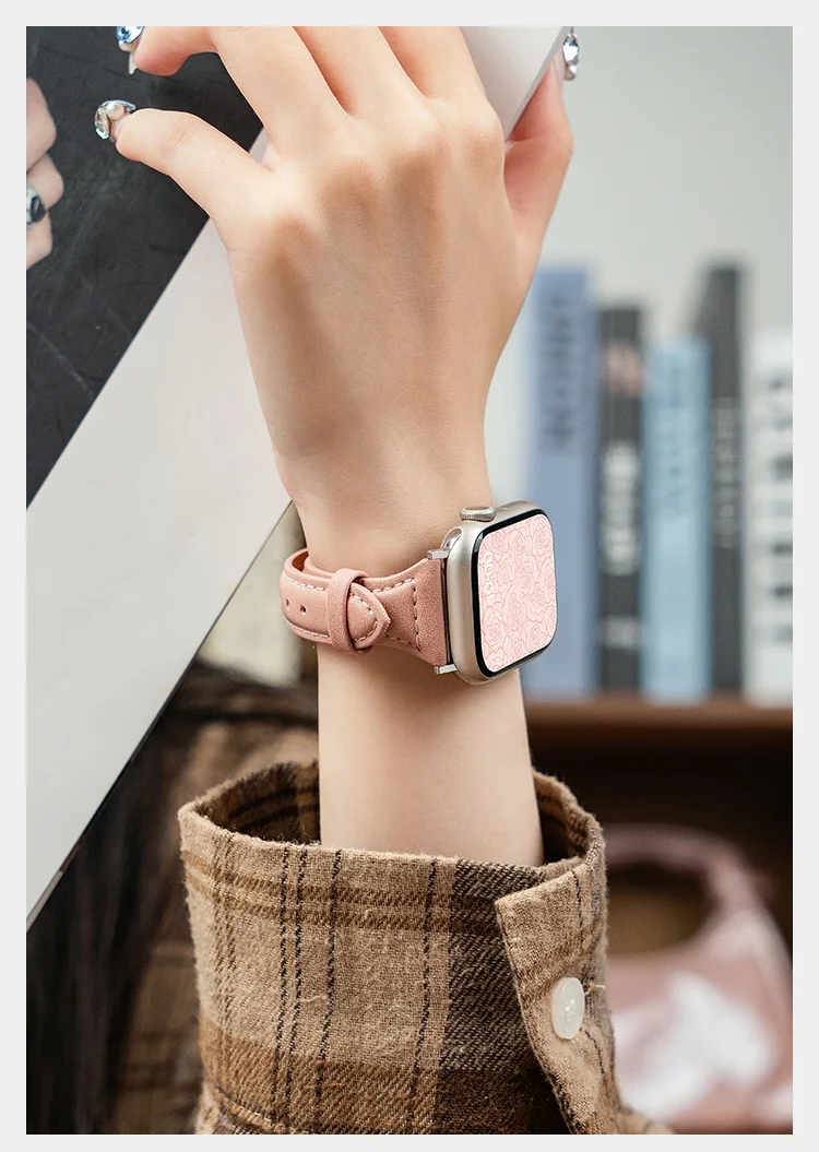 Slim Leather Strap For Apple W - Smartwatch Apple Watches For Women recension och pris