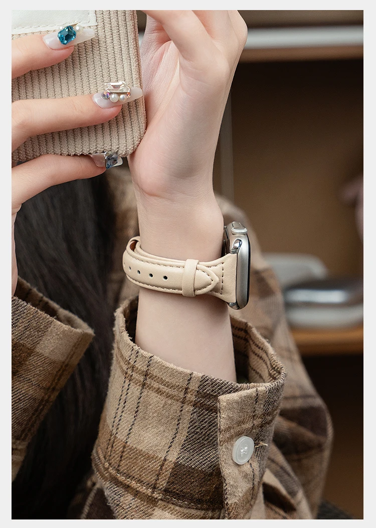 Slim Leather Strap For Apple W - Smartwatch Apple Watches For Women recension och pris