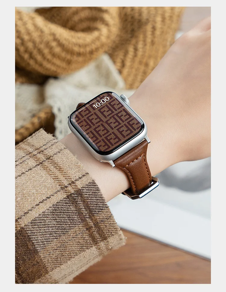 Slim Leather Strap For Apple W - Smartwatch Apple Watches For Women recension och pris