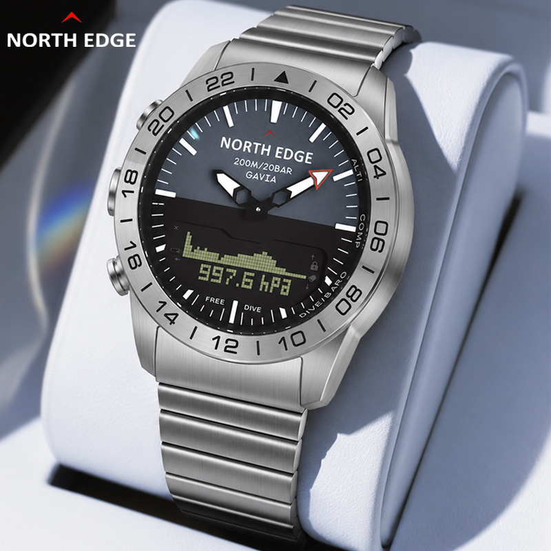 NORTH EDGE Mens Dive Watch Mil - Smartwatch Army Watches For Men recension och pris