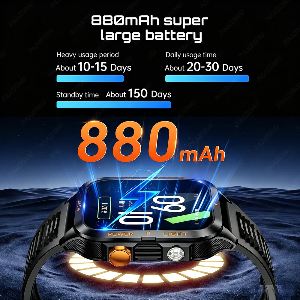 Military Grade SmartWatch Men  - Smartwatch Military Watches For Men recension och pris